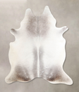 Medium Grey X-Large Brazilian Cowhide Rug 7'5"H x 6'3"W #A46401 by Hudson Hides