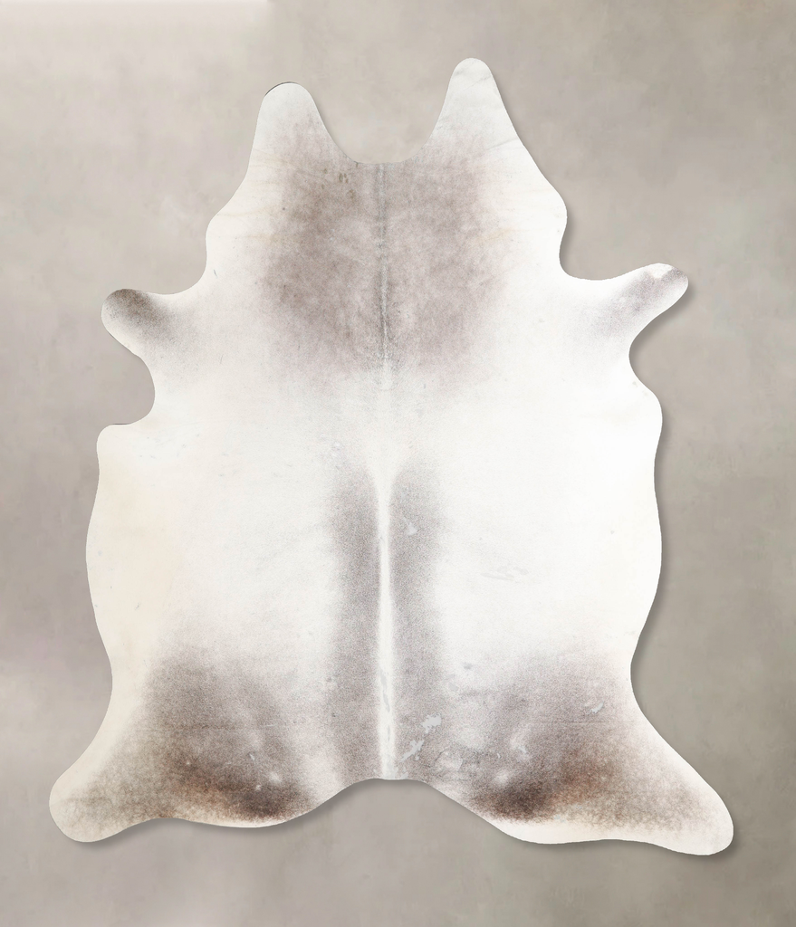 Medium Grey X-Large Brazilian Cowhide Rug 7'5"H x 6'3"W #A46401 by Hudson Hides