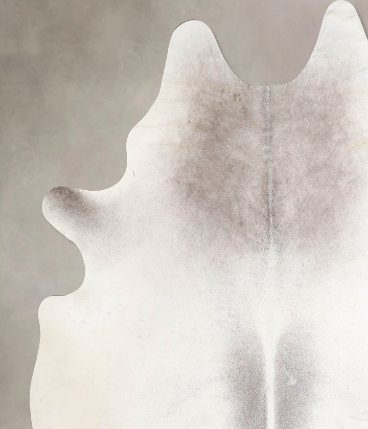 Medium Grey X-Large Brazilian Cowhide Rug 7'5"H x 6'3"W #A46401 by Hudson Hides