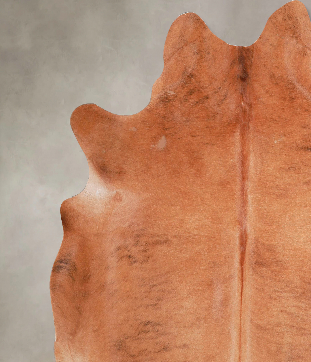 Medium Brindle X-Large Brazilian Cowhide Rug 6'11"H x 6'4"W #A46419 by