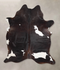 Chocolate and White X-Large Brazilian Cowhide Rug 7'2