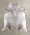 Medium Grey X-Large Brazilian Cowhide Rug 6'7