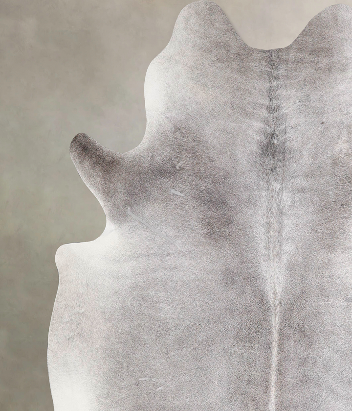 Medium Grey X-Large Brazilian Cowhide Rug 6'7"H x 6'6"W #A46467 by Hudson Hides