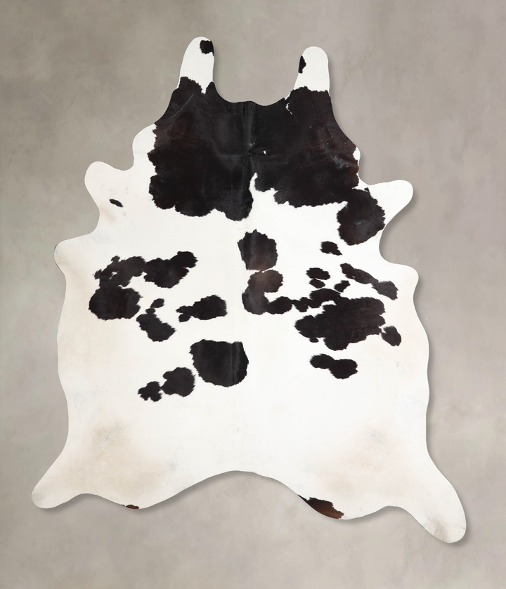 Black and White XX-Large Brazilian Cowhide Rug 8'5"H x 7'1"W #A46471 by Hudson Hides