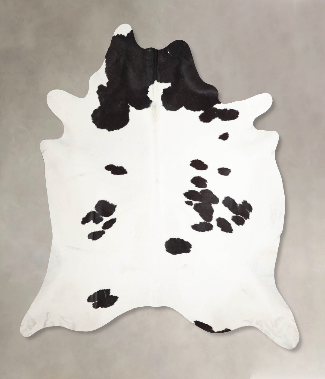 Black and White XX-Large Brazilian Cowhide Rug 8'3"H x 7'6"W #A46472 b