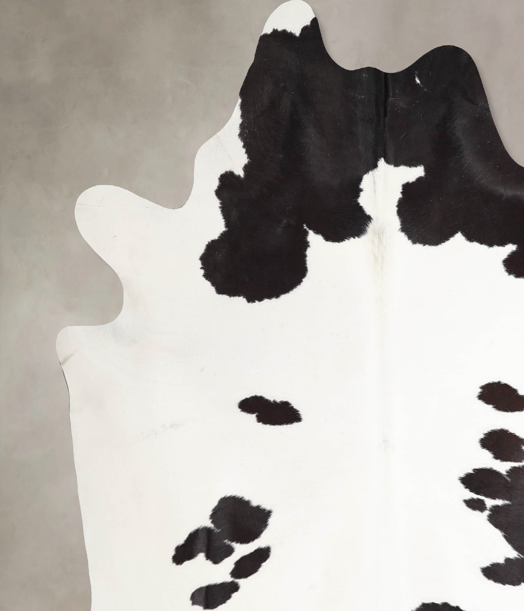 Black and White XX-Large Brazilian Cowhide Rug 8'3"H x 7'6"W #A46472 b