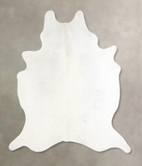 Light Grey X-Large Brazilian Cowhide Rug 7'7"H x 6'6"W #A46476 by Hudson Hides