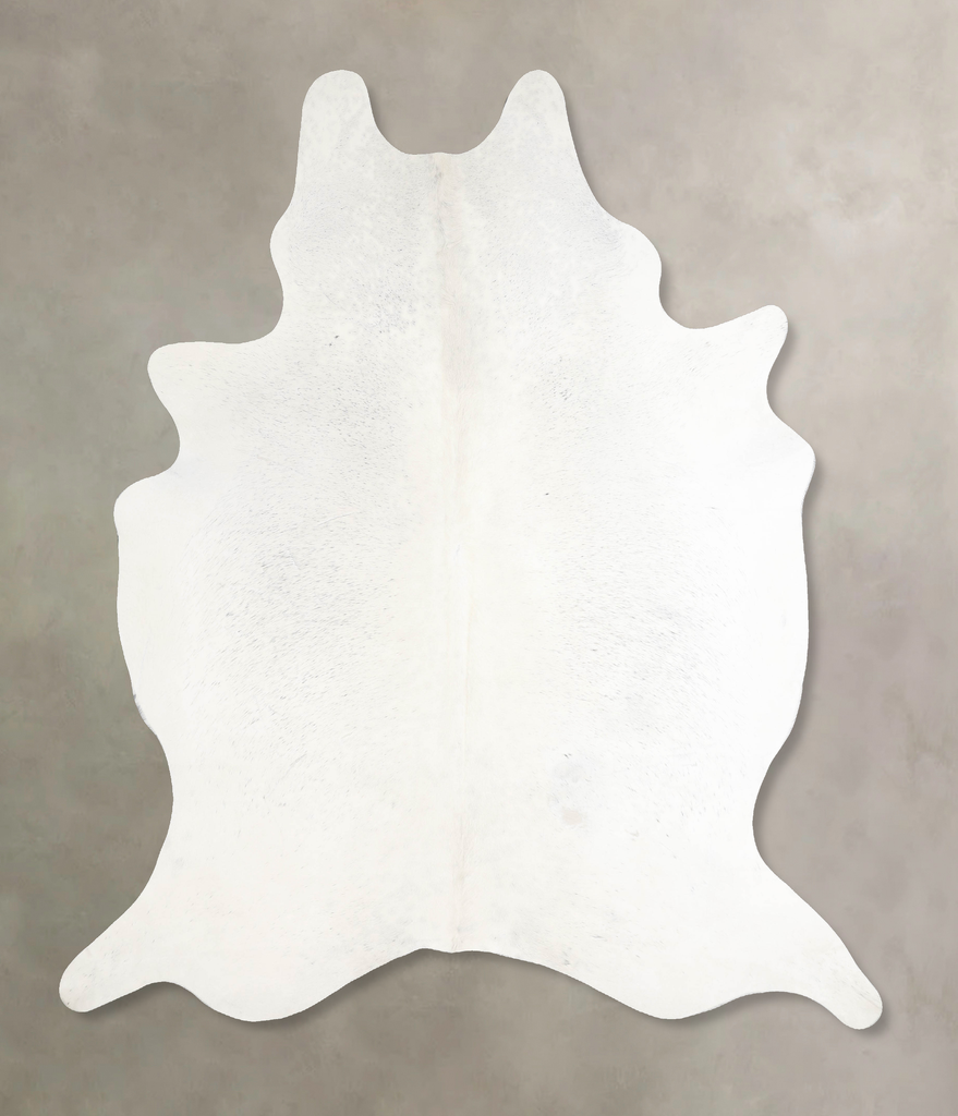 Light Grey X-Large Brazilian Cowhide Rug 7'7"H x 6'6"W #A46476 by Hudson Hides