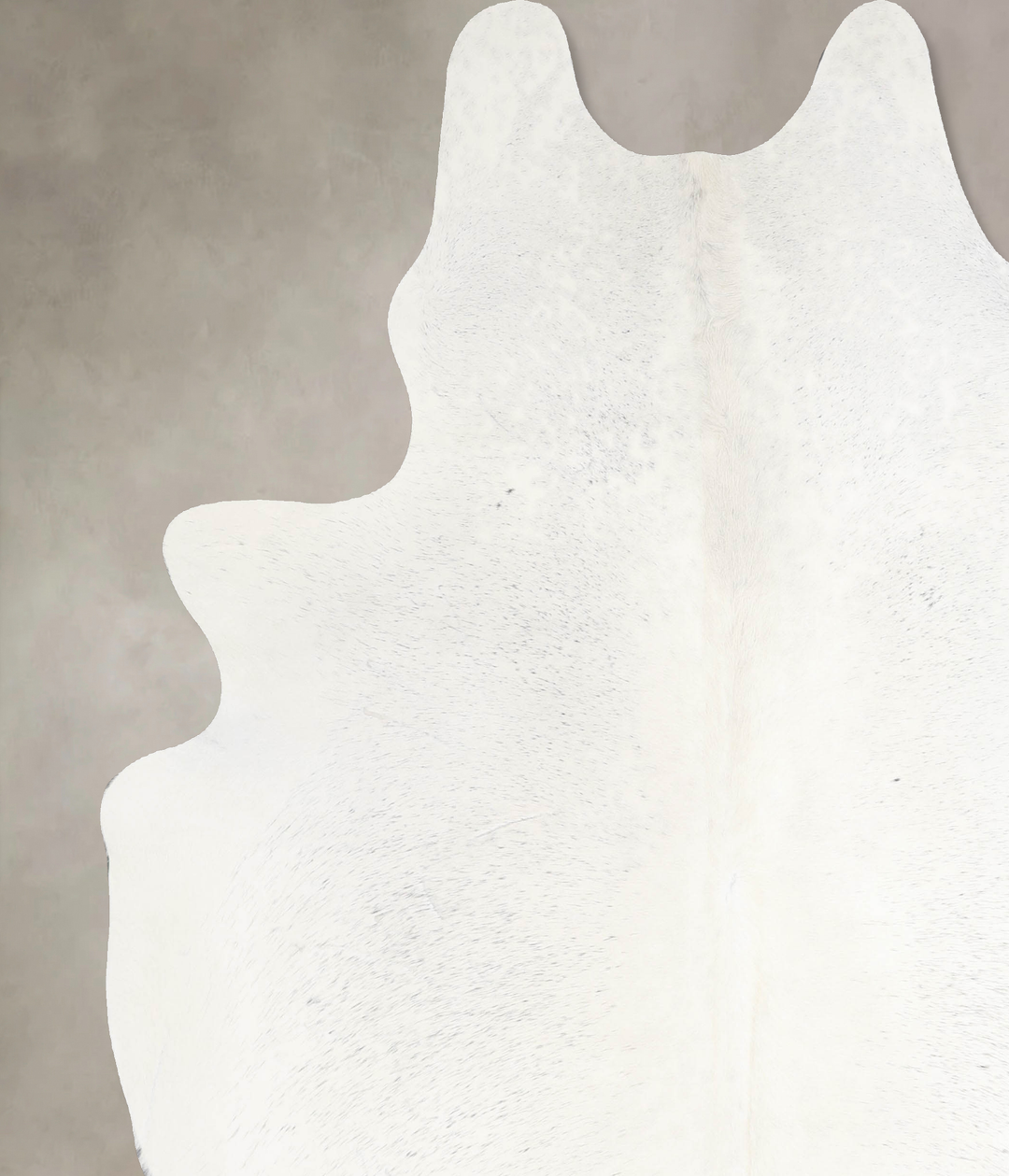 Light Grey X-Large Brazilian Cowhide Rug 7'7"H x 6'6"W #A46476 by Huds