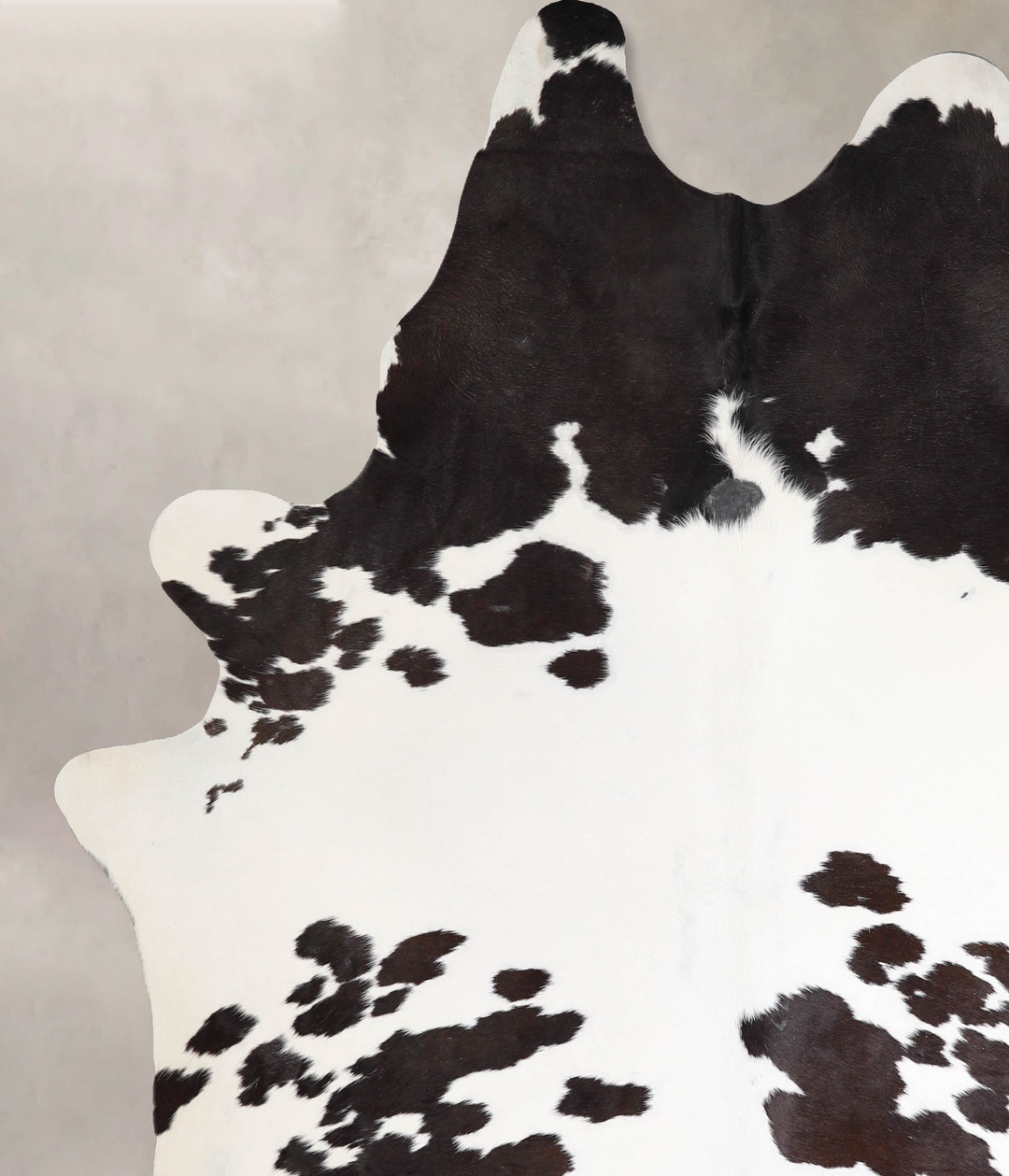 Black and White XX-Large Brazilian Cowhide Rug 8'5"H x 6'11"W #A46480 