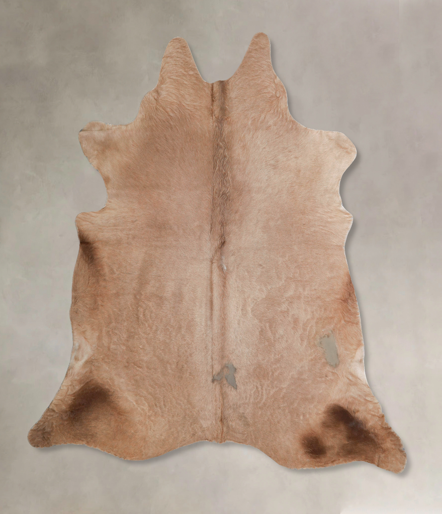 Taupe X-Large Brazilian Cowhide Rug 6'11"H x 6'6"W #A46526 by Hudson Hides