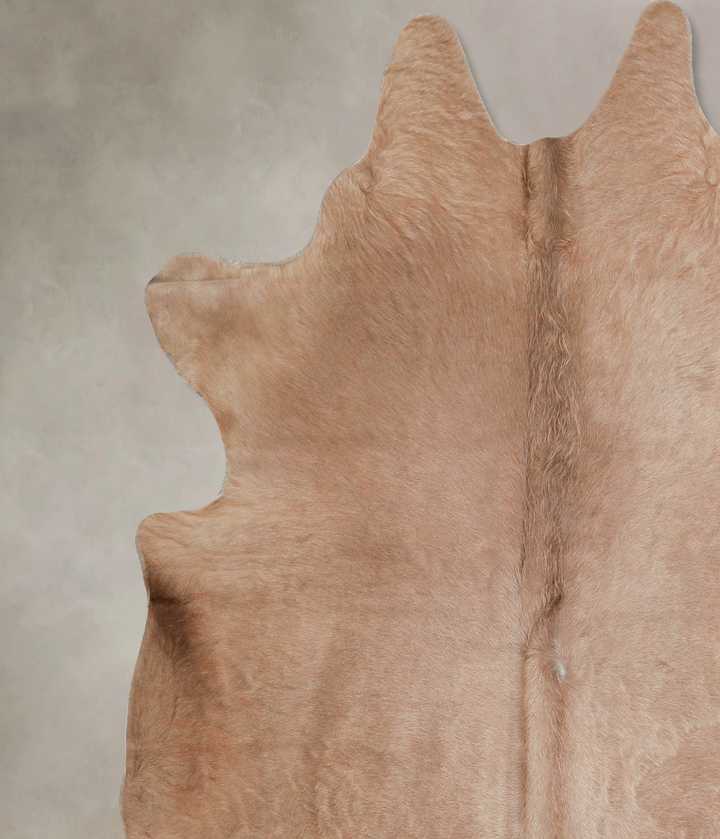 Taupe X-Large Brazilian Cowhide Rug 6'11"H x 6'6"W #A46526 by Hudson Hides