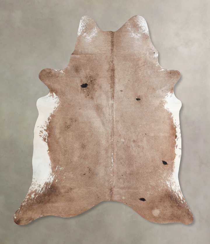 Taupe Large Brazilian Cowhide Rug 6'1"H x 5'6"W #A46537 by Hudson Hides