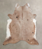 Taupe Large Brazilian Cowhide Rug 6'1