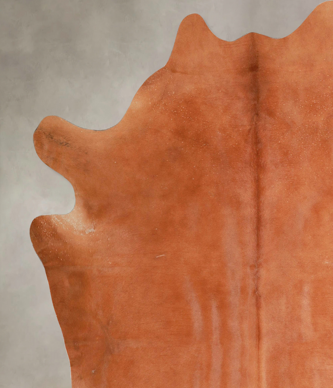 Solid Brown X-Large Brazilian Cowhide Rug 6'10"H x 6'2"W #A46546 by Hu