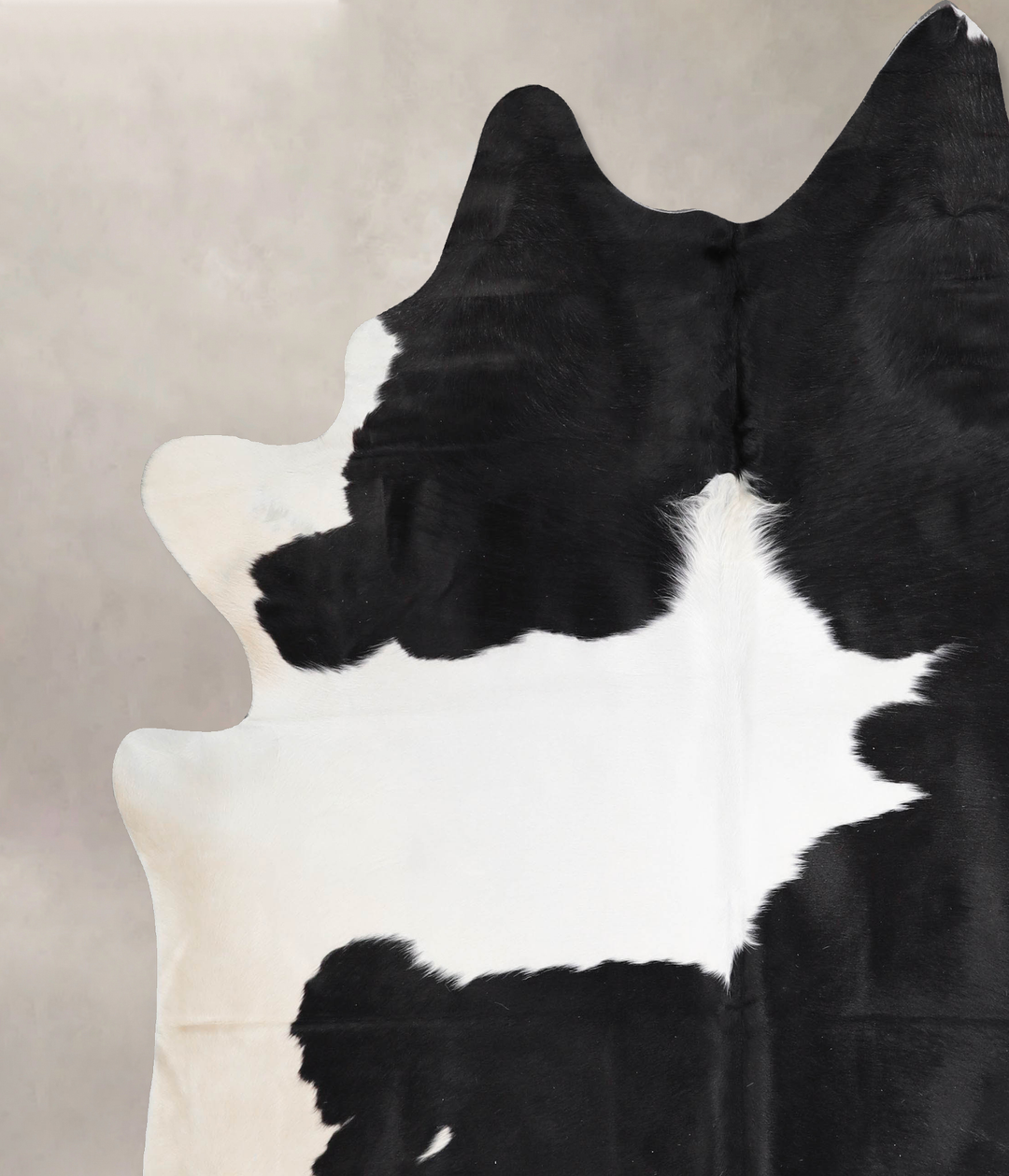 Black and White XX-Large Brazilian Cowhide Rug 7'8"H x 6'10"W #A46563 