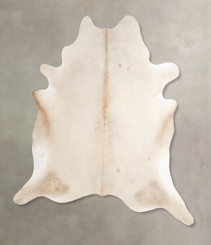 Champagne XX-Large Brazilian Cowhide Rug 7'10"H x 7'3"W #A46577 by Hudson Hides