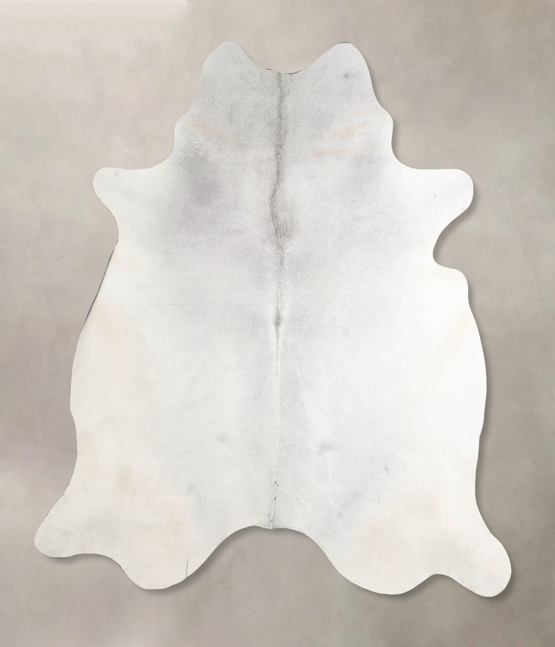 Light Grey XX-Large Brazilian Cowhide Rug 8'0"H x 7'3"W #A46595 by Hud