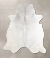 Light Grey XX-Large Brazilian Cowhide Rug 8'0"H x 7'3"W #A46595 by Hudson Hides