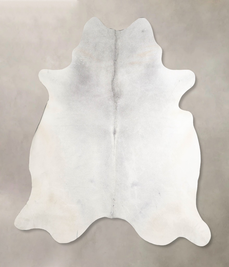 Light Grey XX-Large Brazilian Cowhide Rug 8'0"H x 7'3"W #A46595 by Hudson Hides