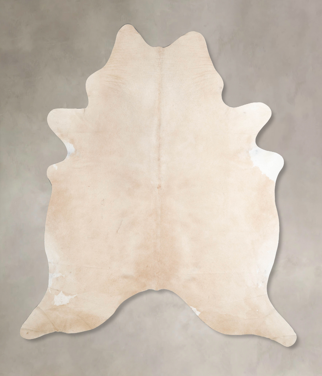 Beige X-Large Brazilian Cowhide Rug 7'9"H x 6'5"W #A46601 by Hudson Hi