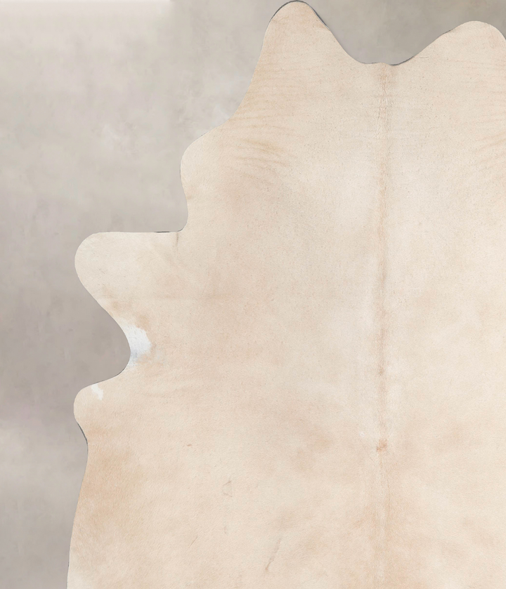 Beige X-Large Brazilian Cowhide Rug 7'9"H x 6'5"W #A46601 by Hudson Hides