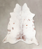 Salt and Pepper Brown X-Large Brazilian Cowhide Rug 6'11