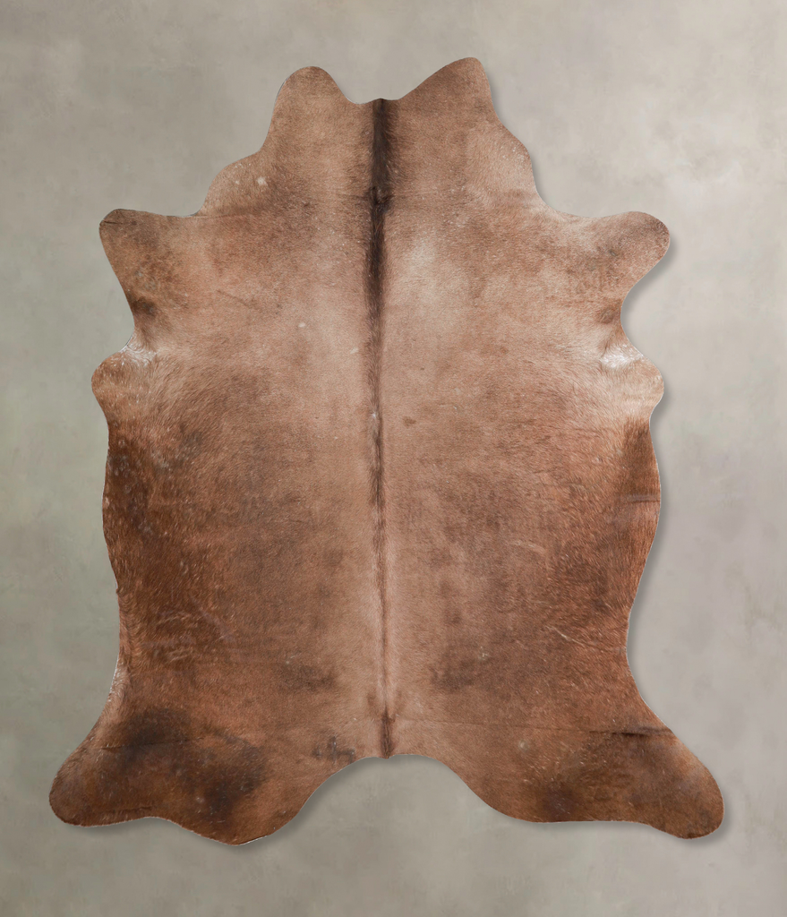 Taupe X-Large Brazilian Cowhide Rug 6'11"H x 6'0"W #A46623 by Hudson Hides
