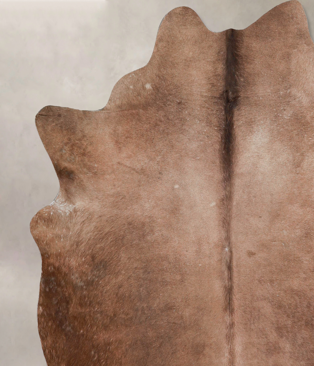 Taupe X-Large Brazilian Cowhide Rug 6'11"H x 6'0"W #A46623 by Hudson H