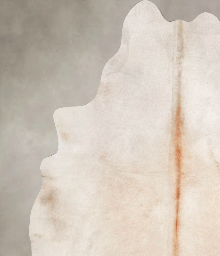 Champagne X-Large Brazilian Cowhide Rug 6'11"H x 6'2"W #A46625 by Hudson Hides