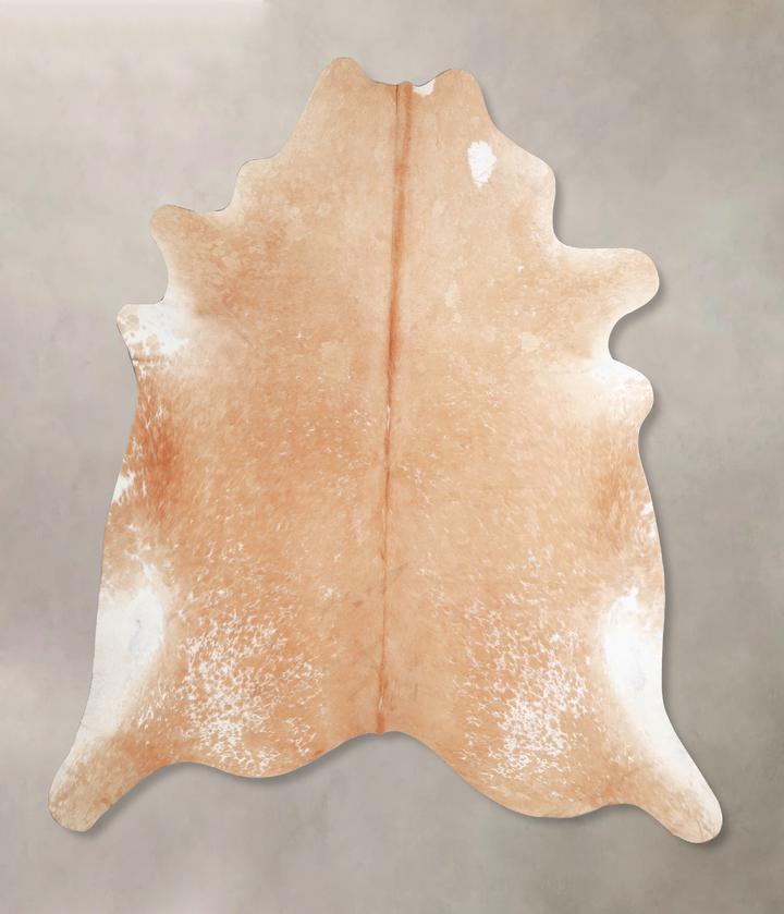 Beige XX-Large Brazilian Cowhide Rug 7'8"H x 7'1"W #A46627 by Hudson Hides