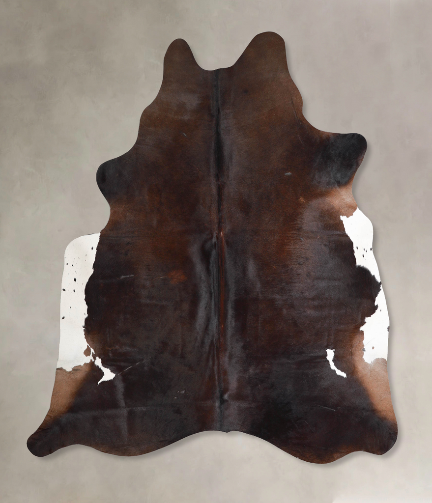 Chocolate X-Large Brazilian Cowhide Rug 6'10"H x 6'3"W #A46647 by Hudson Hides