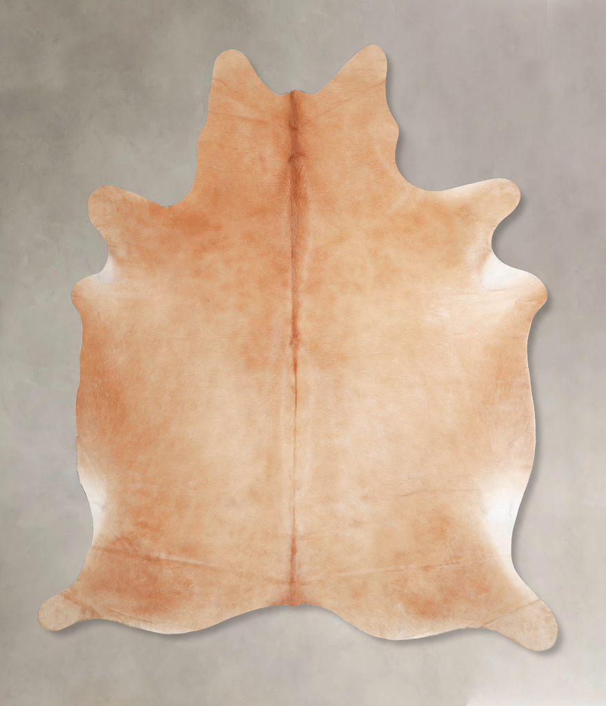 Beige XX-Large Brazilian Cowhide Rug 7'11"H x 6'5"W #A46653 by Hudson Hides