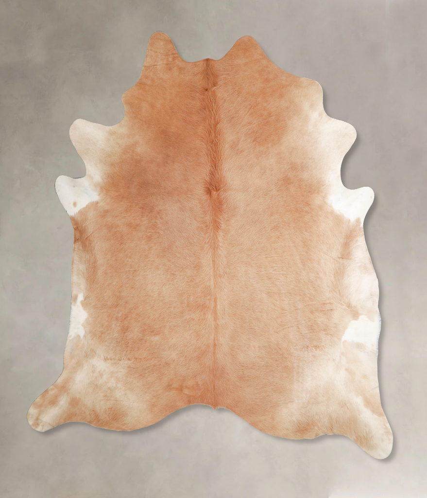 Beige XX-Large Brazilian Cowhide Rug 7'11"H x 7'6"W #A46655 by Hudson Hides