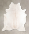 Ivory with Beige Large Brazilian Cowhide Rug 6'10