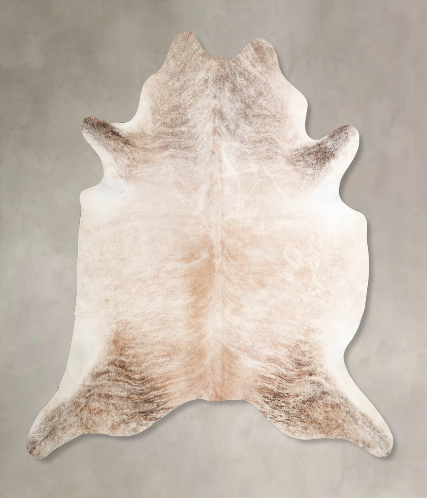 Light Brindle XX-Large Brazilian Cowhide Rug 7'3"H x 7'1"W #A46706 by Hudson Hides
