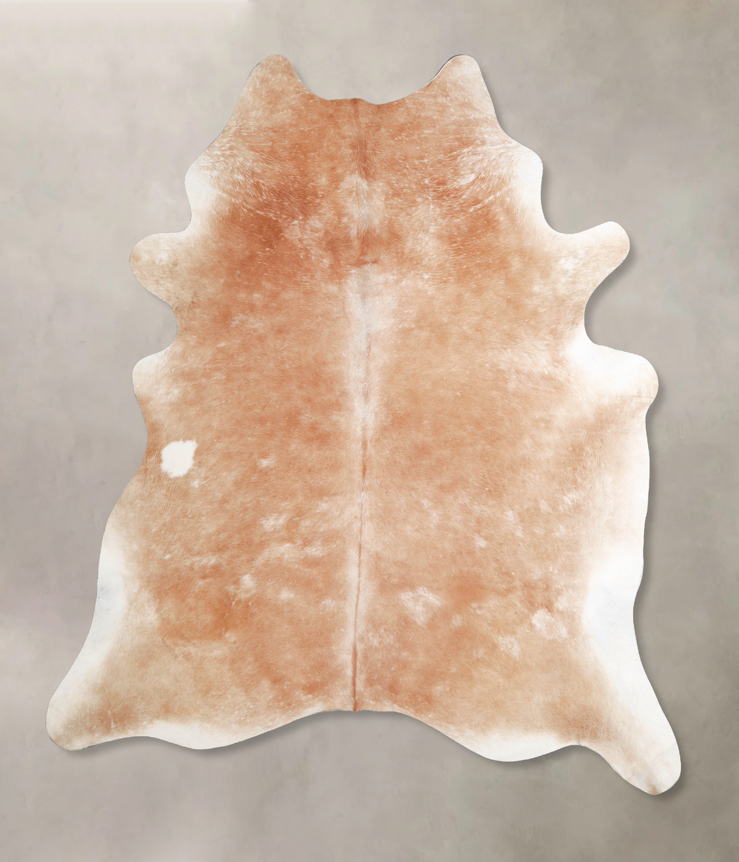 Light Caramel X-Large Brazilian Cowhide Rug 7'8"H x 6'6"W #A46711 by H