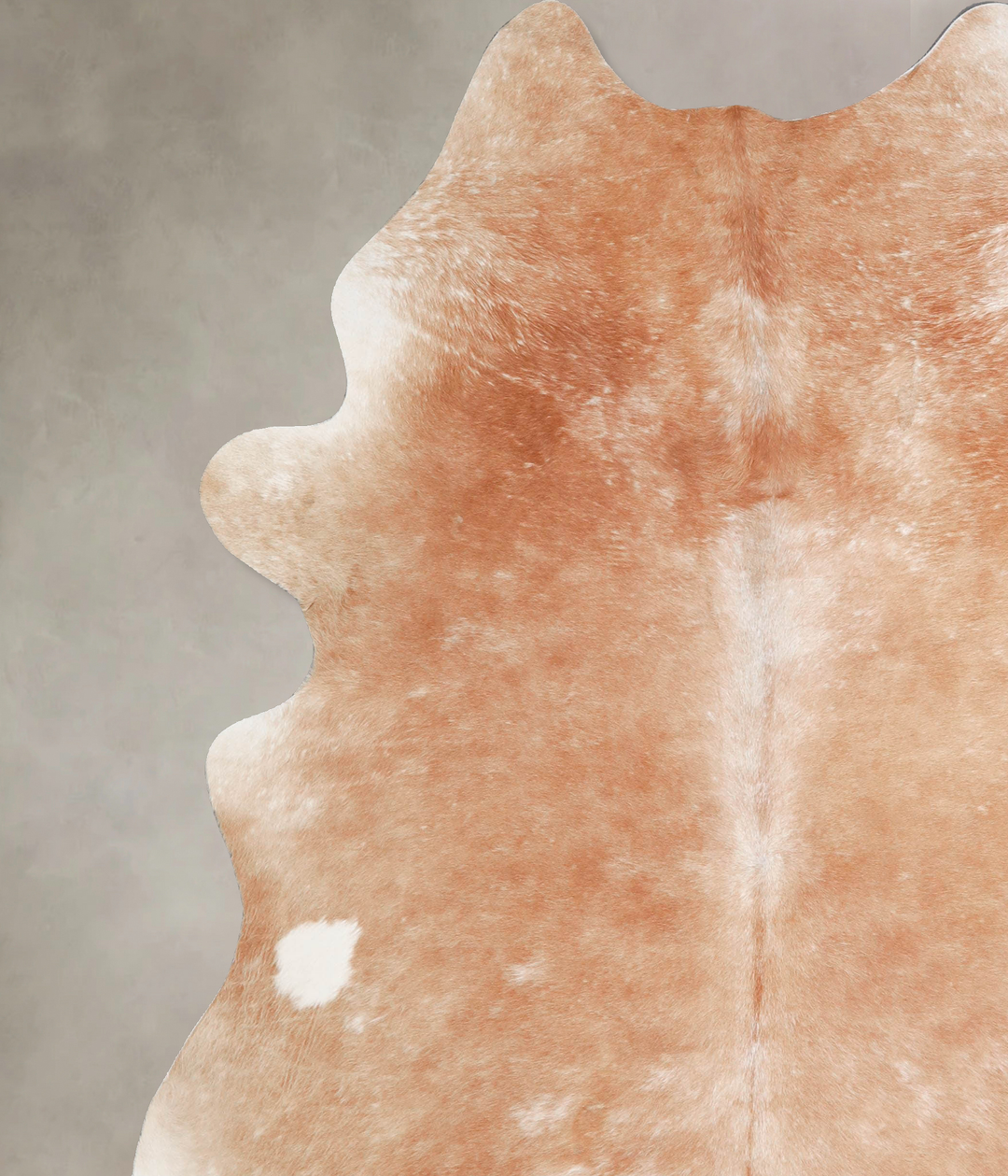 Light Caramel X-Large Brazilian Cowhide Rug 7'8"H x 6'6"W #A46711 by H