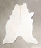 Beige and White XX-Large Brazilian Cowhide Rug 7'10