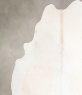 Beige and White XX-Large Brazilian Cowhide Rug 7'10"H x 7'4"W #A46714 by Hudson Hides