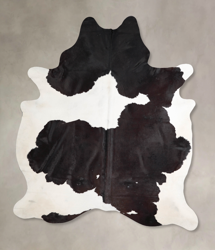 Chocolate and White XX-Large Brazilian Cowhide Rug 8'5"H x 6'7"W #A46717 by Hudson Hides