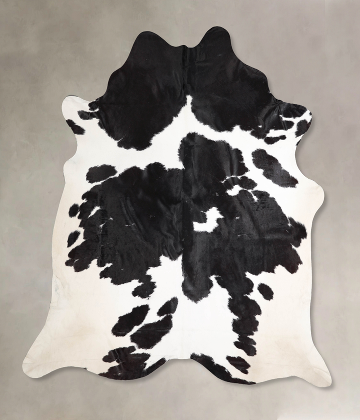 Black and White XX-Large Brazilian Cowhide Rug 8'5"H x 7'7"W #A46720 by Hudson Hides