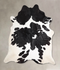 Black and White XX-Large Brazilian Cowhide Rug 8'5