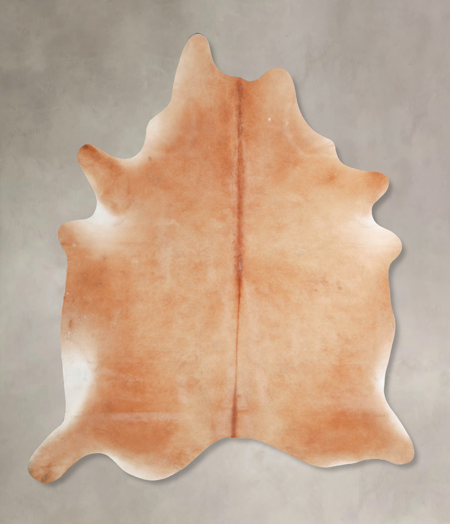 Solid Brown X-Large Brazilian Cowhide Rug 7'6"H x 6'0"W #A46732 by Hudson Hides