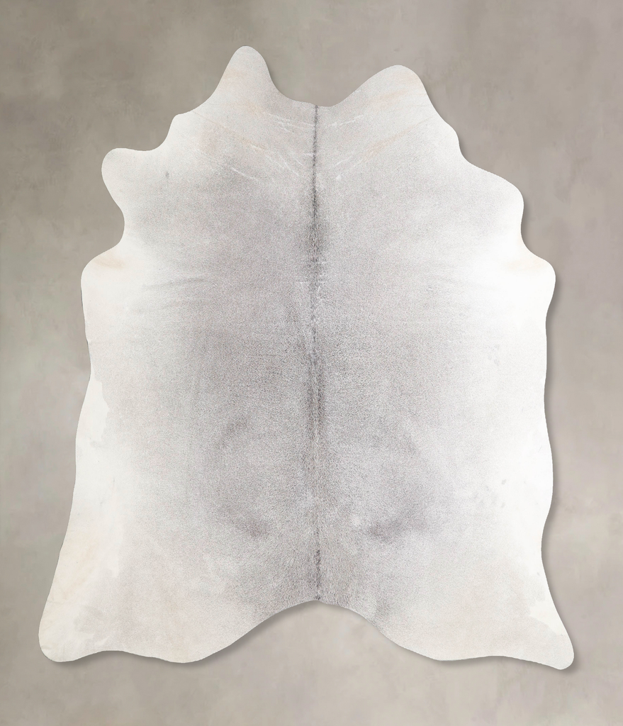 Medium Grey X-Large Brazilian Cowhide Rug 6'9"H x 6'7"W #A46737 by Hudson Hides