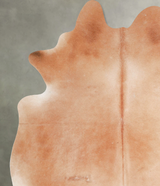 Solid Brown X-Large Brazilian Cowhide Rug 7'7"H x 6'4"W #A46739 by Hudson Hides