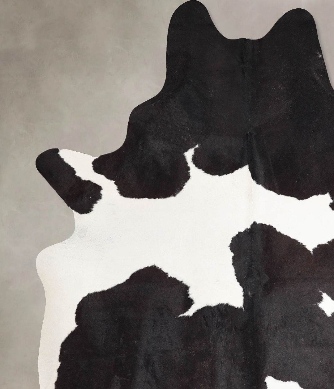 Black and White XX-Large Brazilian Cowhide Rug 8'1"H x 6'7"W #A46742 b