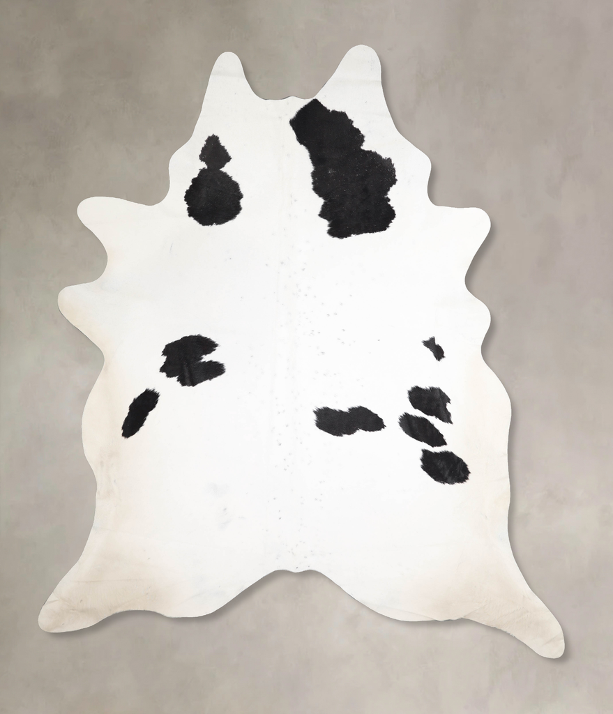 Black and White XX-Large Brazilian Cowhide Rug 9'2"H x 7'7"W #A46751 by Hudson Hides