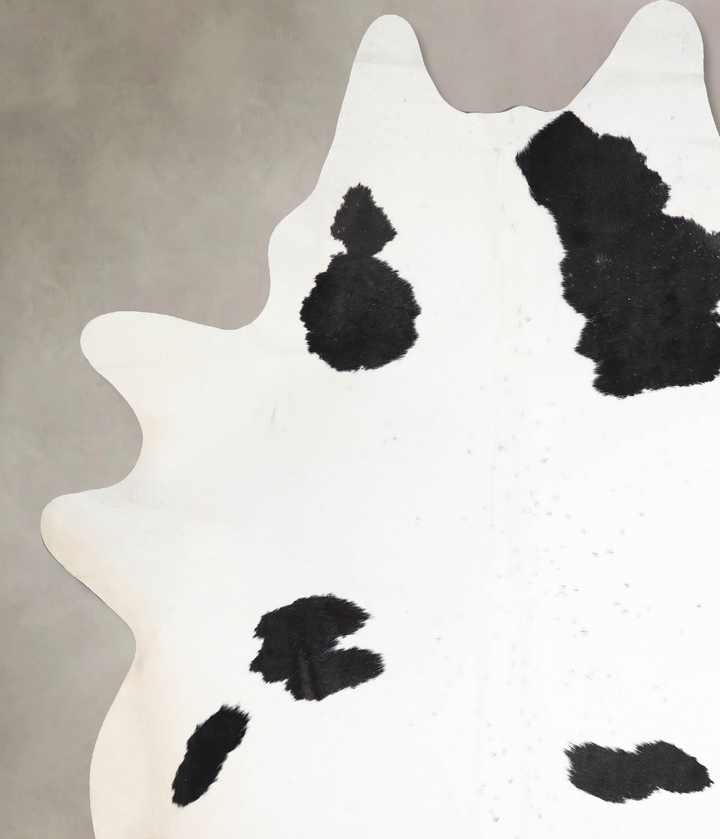 Black and White XX-Large Brazilian Cowhide Rug 9'2"H x 7'7"W #A46751 by Hudson Hides