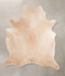 Beige X-Large Brazilian Cowhide Rug 7'10